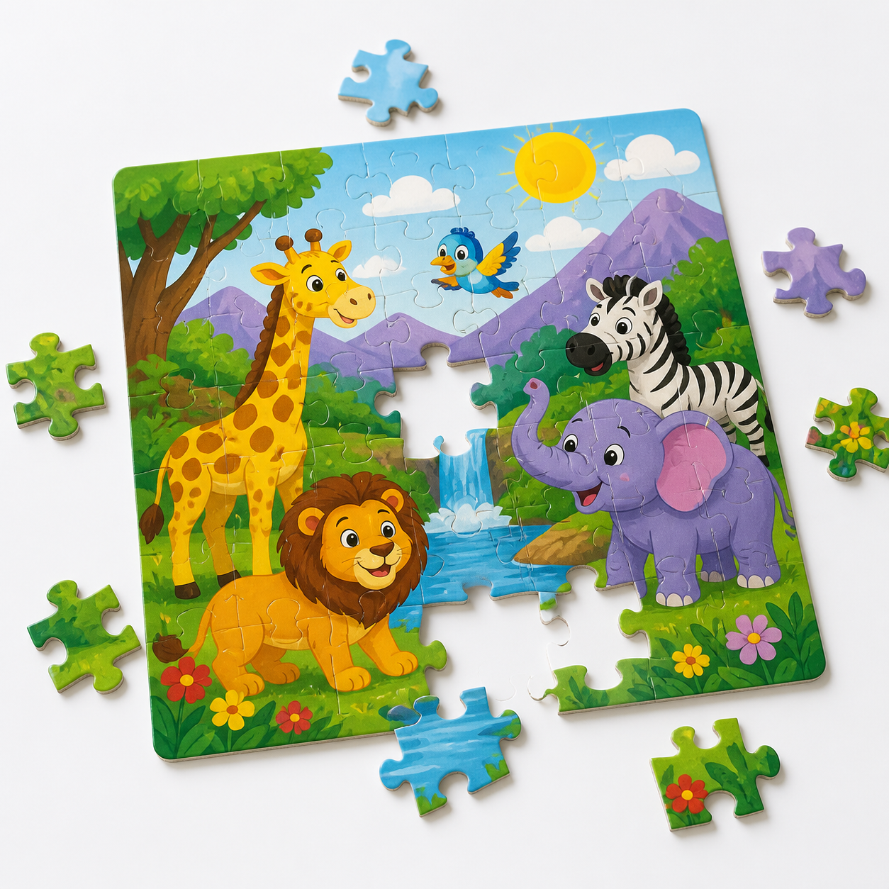 World Map Explorer Jigsaw Puzzle